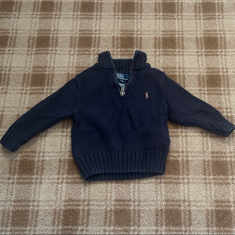 Polo by Ralph Lauren Navy Kids Sweater